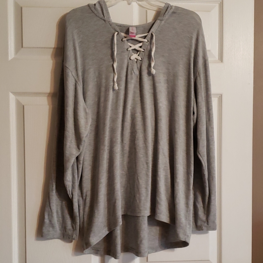 No Boundaries Hooded Sleep Shirt 3X